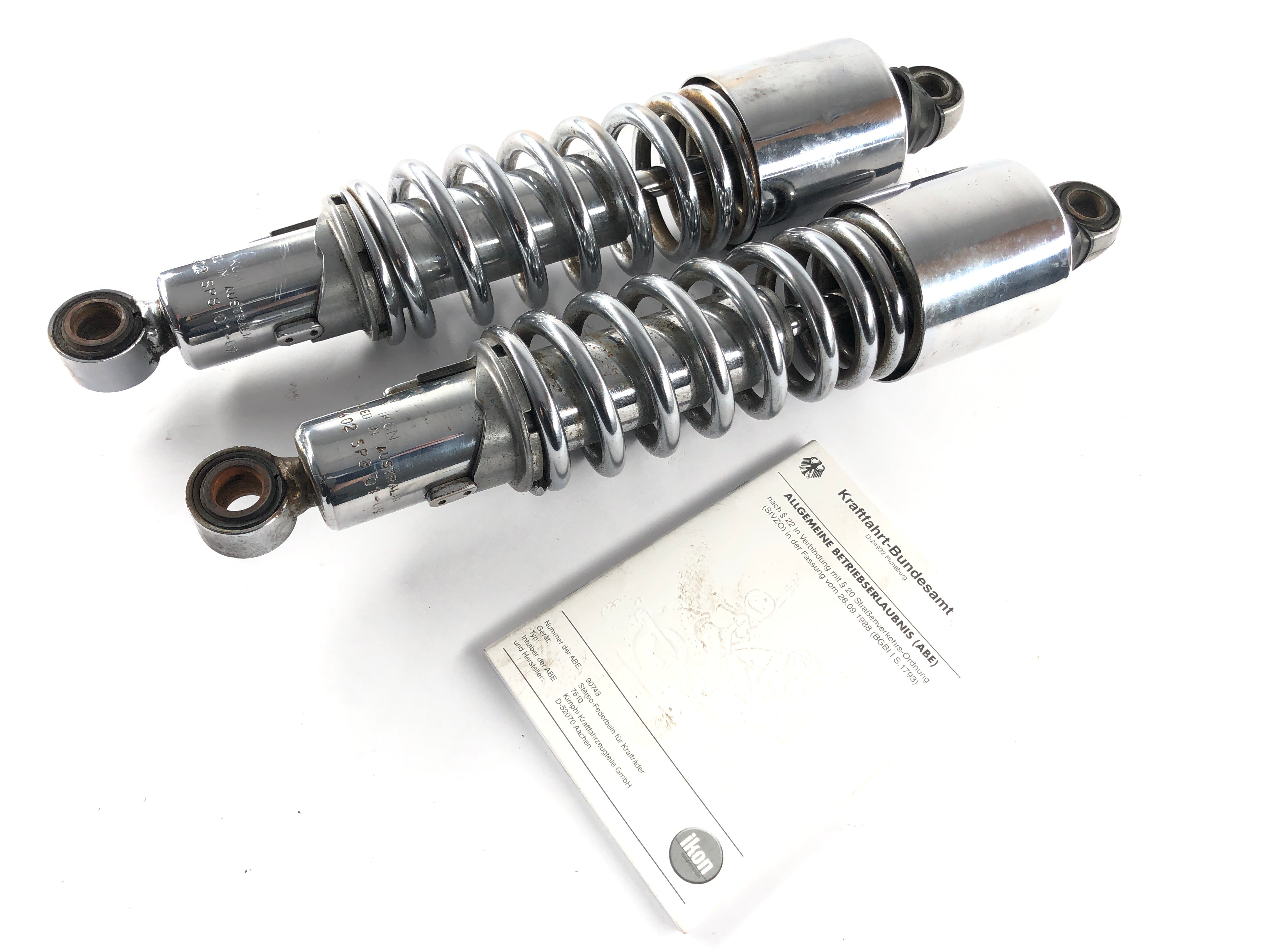 Triumph Bonneville 908MD [2001] - Shock Absister Spring Bone Set с Abe