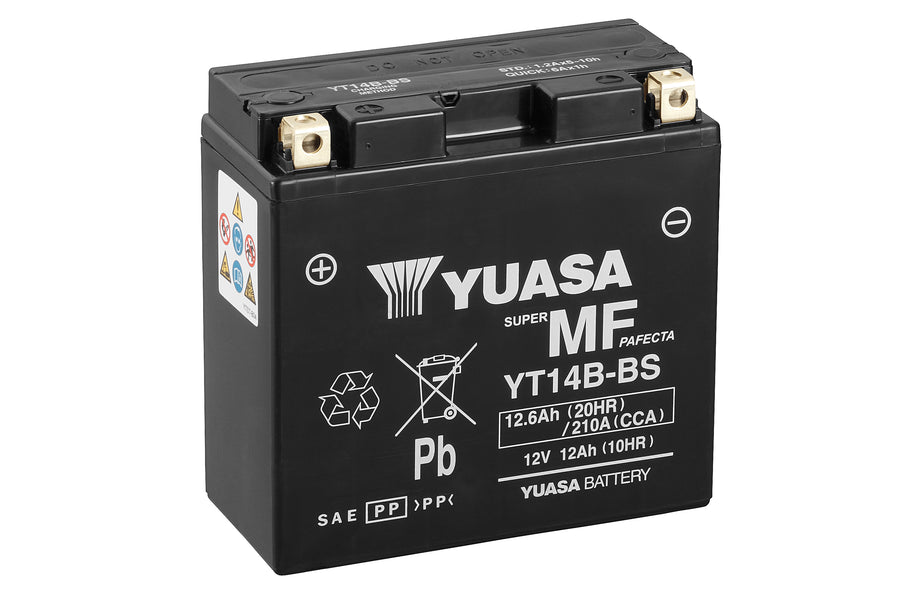 YAMAHA XVS 1100 [2000-2007] - Motorradbatterie YT14B-BS 12V 12Ah 210CCA