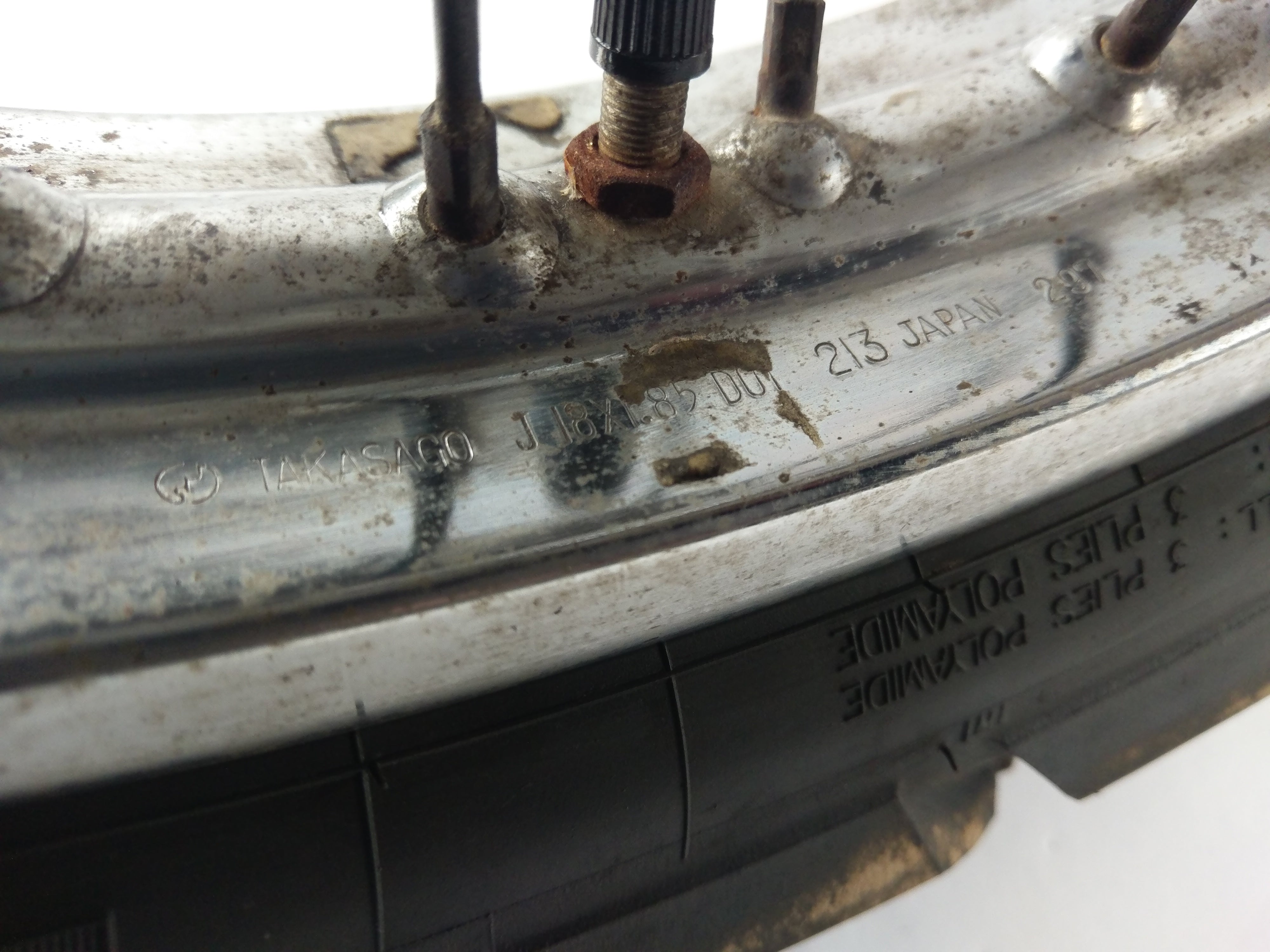 Yamaha DT 125 4BL [1997] - Rear wheel rim