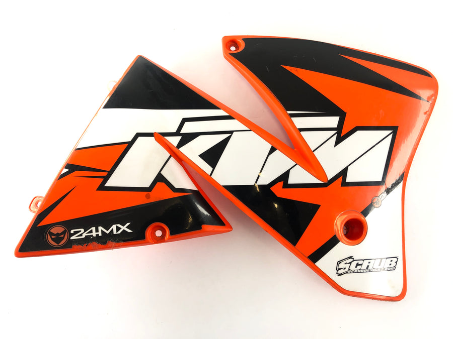 KTM 520 EXC [2001] - Tank beklædt til venstre og højre