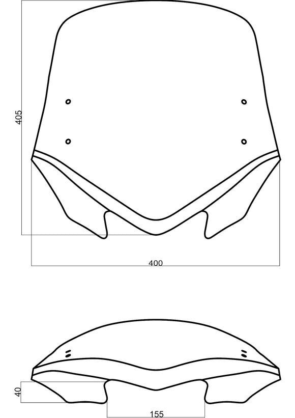 BMW V-Flow Vario-Touring-Screen Typ „Z” -V-Flow Variouring-Screen „Z”