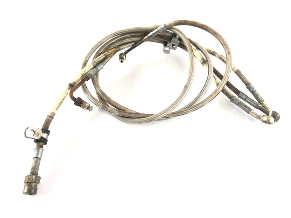 Can Am Spyder SM5 [2009] - Jeu de conduites de frein tressées en acier avant arrière