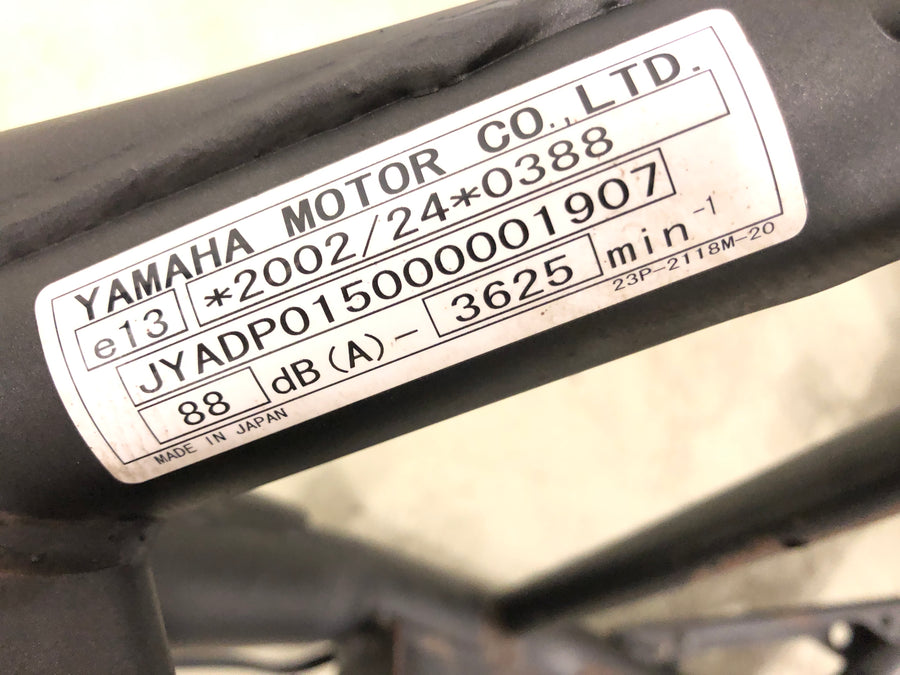 Yamaha XT 1200 Z Super Tenere DP01 [2012] - Marco con papeles de accidente
