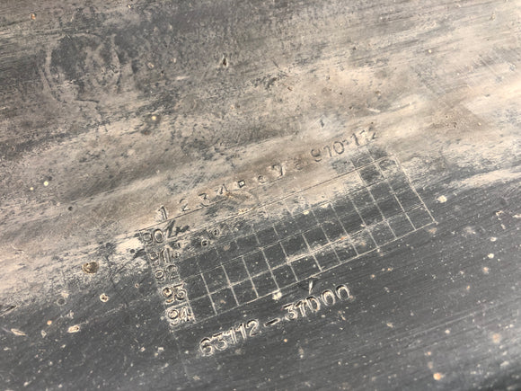 Suzuki DR 800 S Big [1991] - Zadní základna pro ochranu proti stříkání