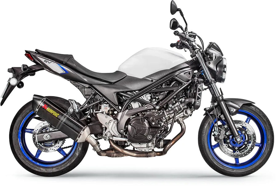 Suzuki SV 650 [Akrapovic] - Carbon Fiber Final Silver Damps