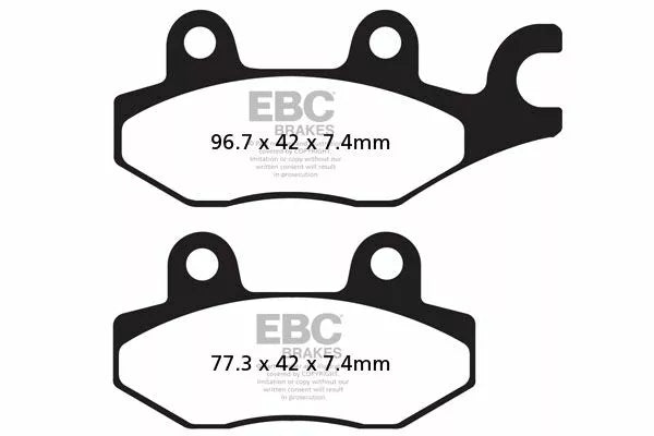 Yamaha XTZ 660 Tenere [EBC] -FA-HH SINTERTAL ТОРМОЗНЫ