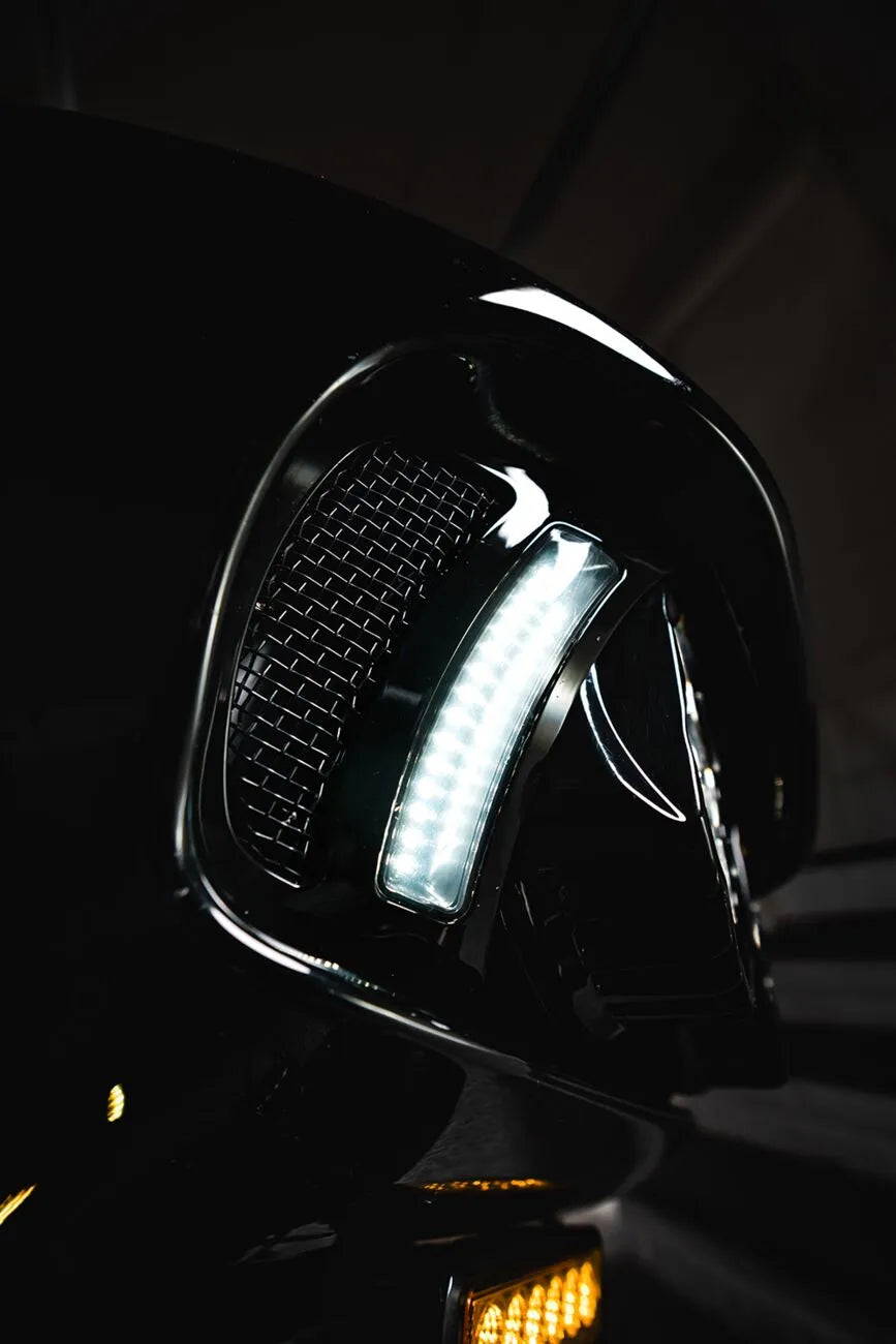 harley-davidson road glide st [CUSTOM DYNAMICS] – Genesis® 4 Dynamic LED Road Glide® ventiliacijos įdėklai