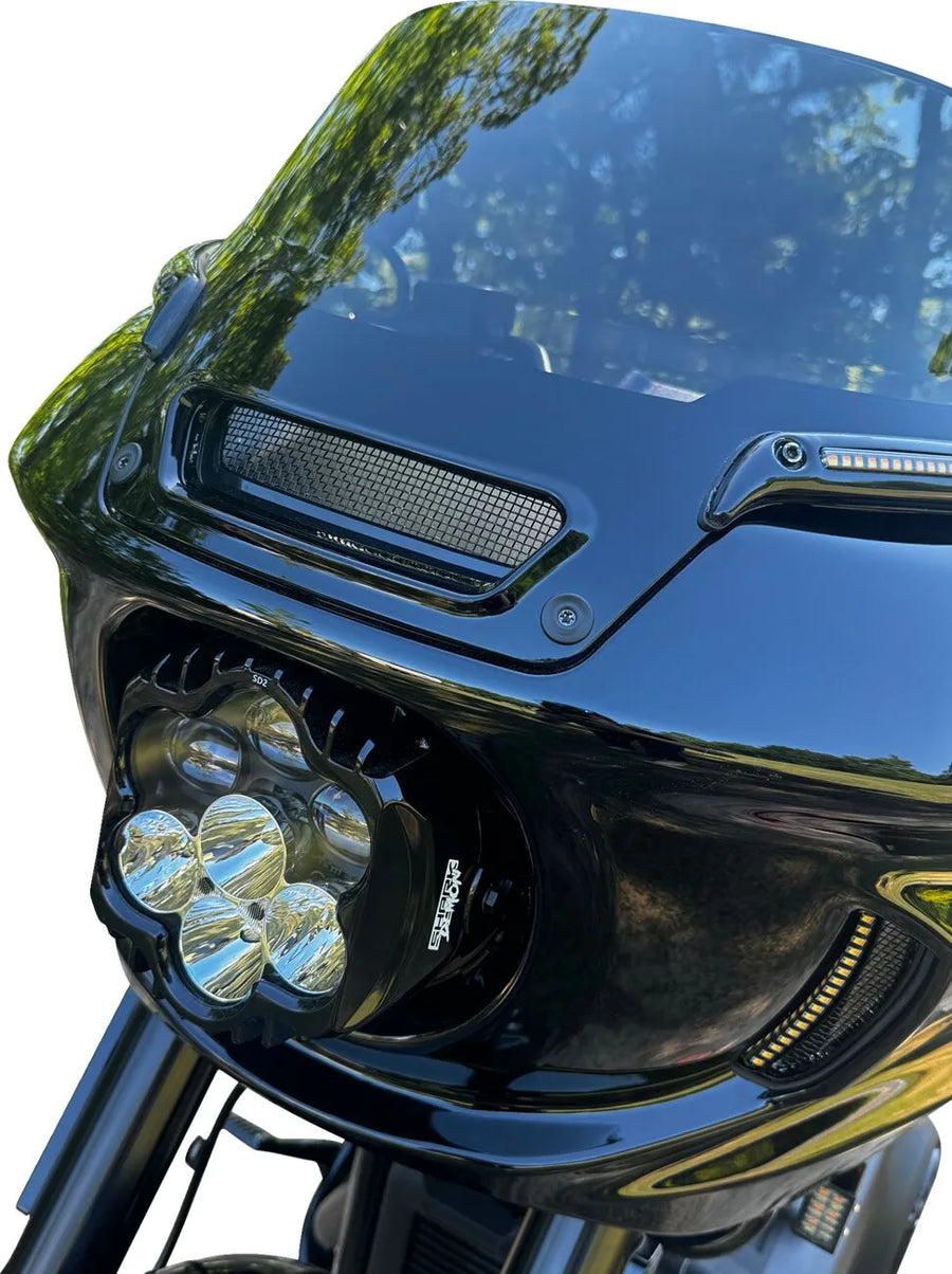 harley-davidson low rider [CUSTOM DYNAMICS] – Einsatz für Verkleidungsbelüftung