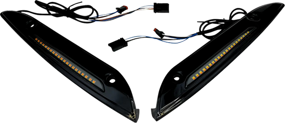 harley-davidson road glide st [CUSTOM DYNAMICS] - Genesis® 4 Dynamic LED Road Glide® voorruitstrip