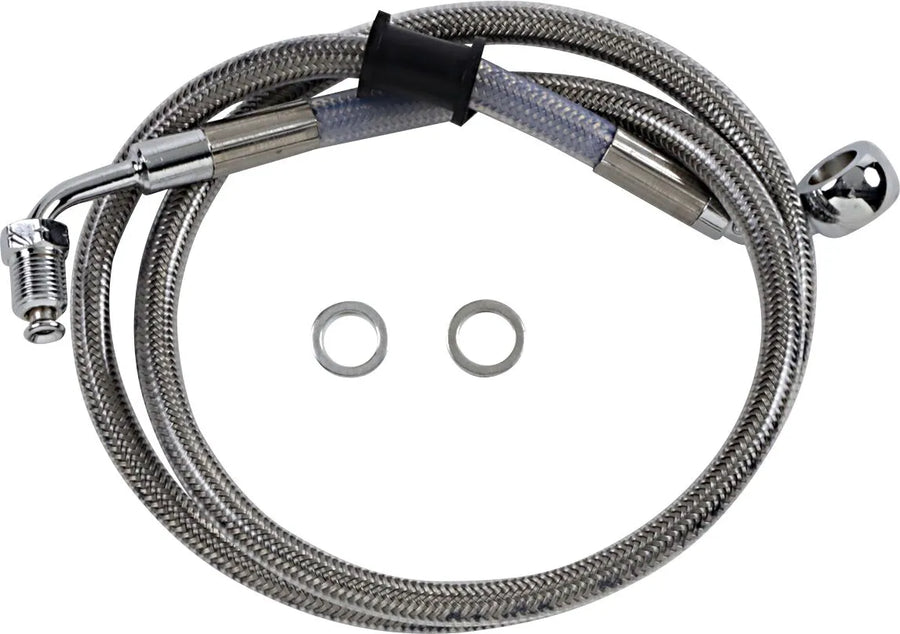 Harley Davidson FLFB [DRAG SPECIALTIES] – Linha de freio estendida em aço inoxidável