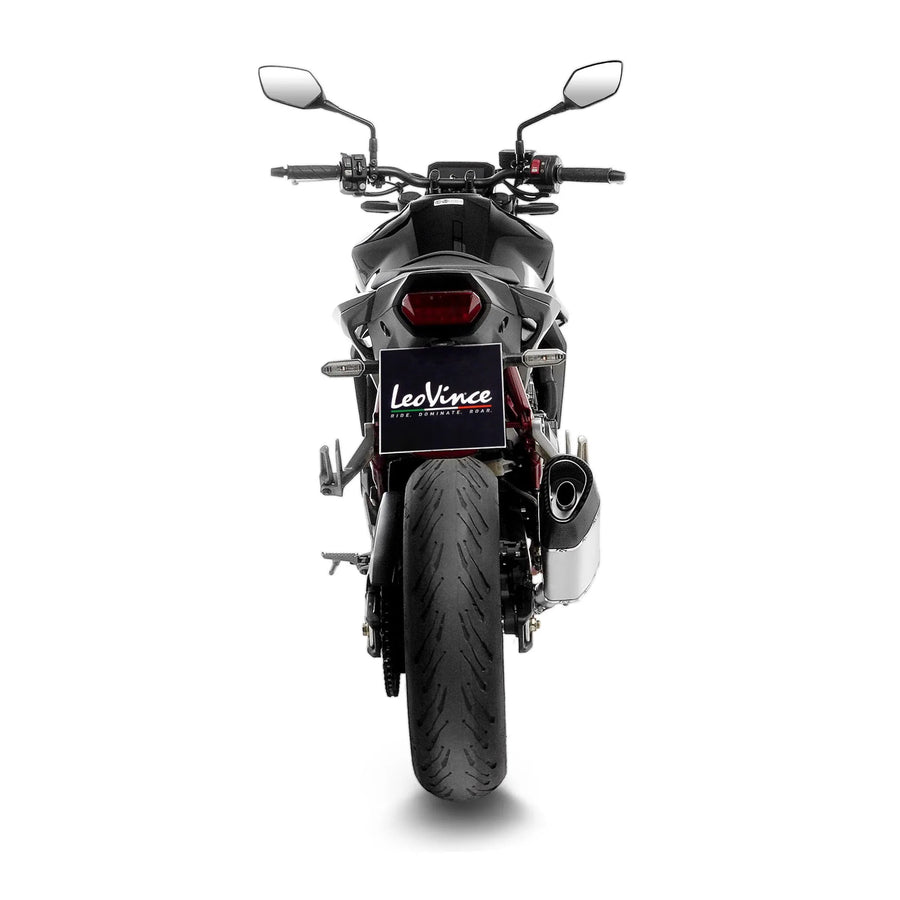 honda cb 750 Hornet [LEOVINCE] — накладной глушитель из нержавеющей стали LV-14R