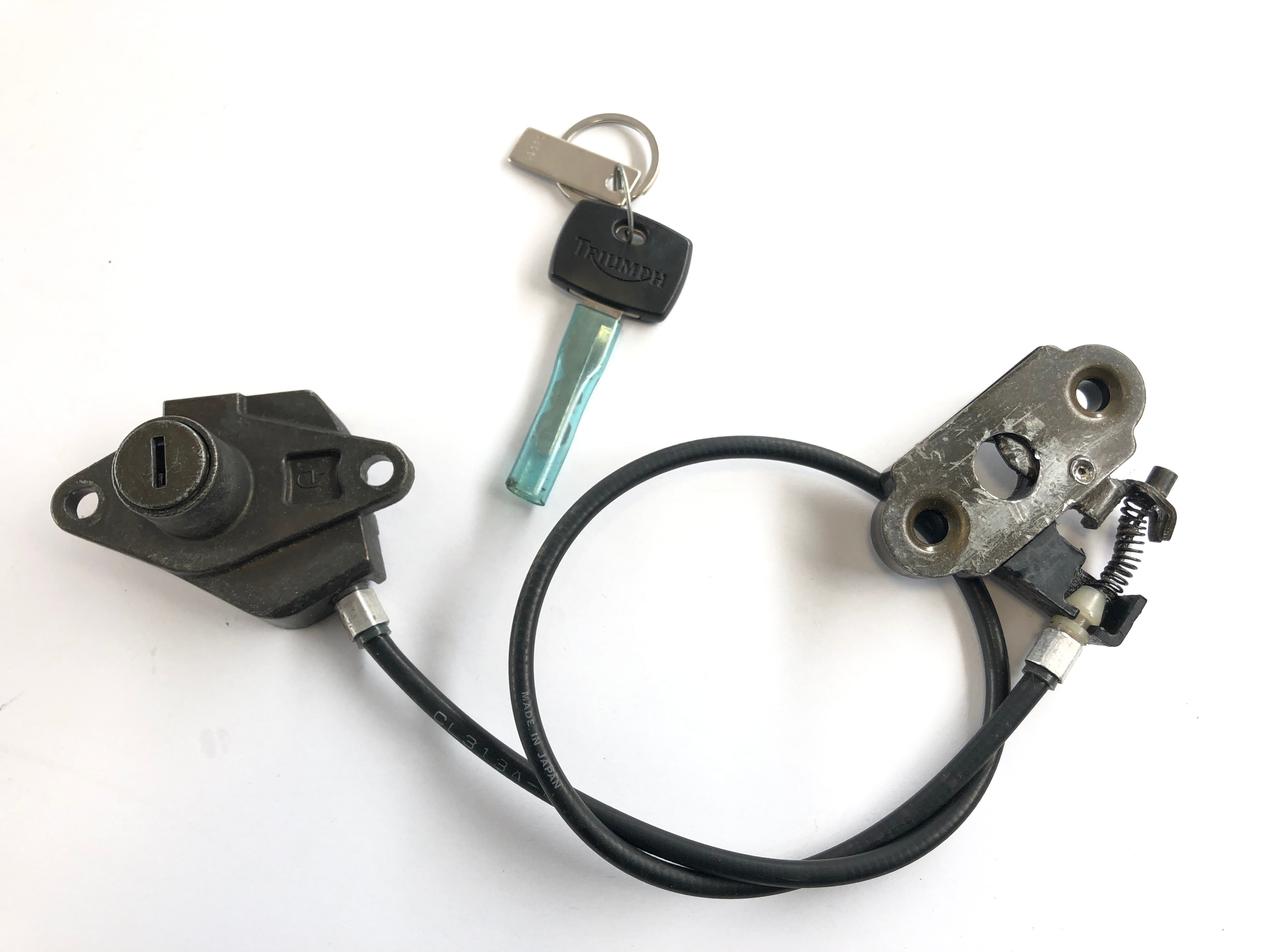 Triumph Thunderbird 900 RT T309 [1997] - Ignition lock with seat lock and top triple clamp