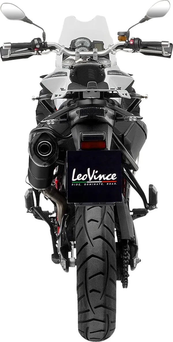 BMW F 800 GS Adventure [LEOVINCE] – LV One Evo Black Edition Slip-On Schalldämpfer