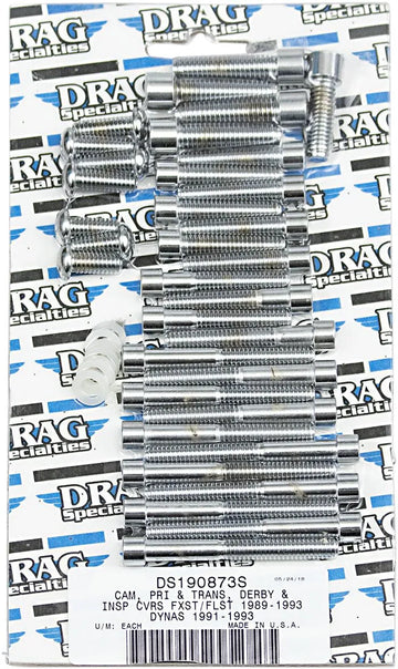 harley davidson fxsts [DRAG SPECIALTIES] – Satz Schrauben für Nockenwellen-/Primär-/Getriebeabdeckung