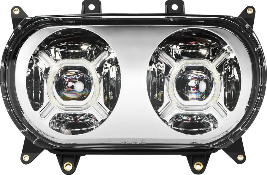 harley davidson fltruse [CUSTOM DYNAMICS] – Double-X LED-strålkastare