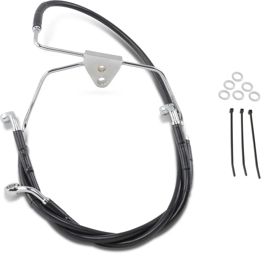 harley davidson flhtc [DRAG SPECIALTIES] – Edelstahl Bremsleitungs-Kit