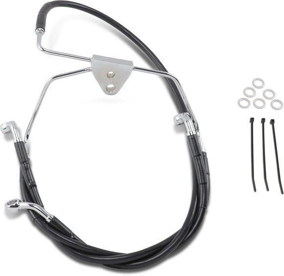 harley davidson flhtcui [DRAG SPECIALTIES] - Bromsledningssats i rostfritt stål