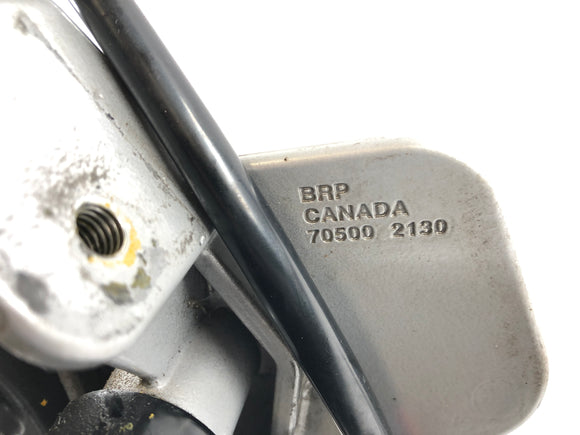 Can on the Spyder SM5 [2009] - Footrest del pilota a sinistra con pedale per il freno di stazionamento