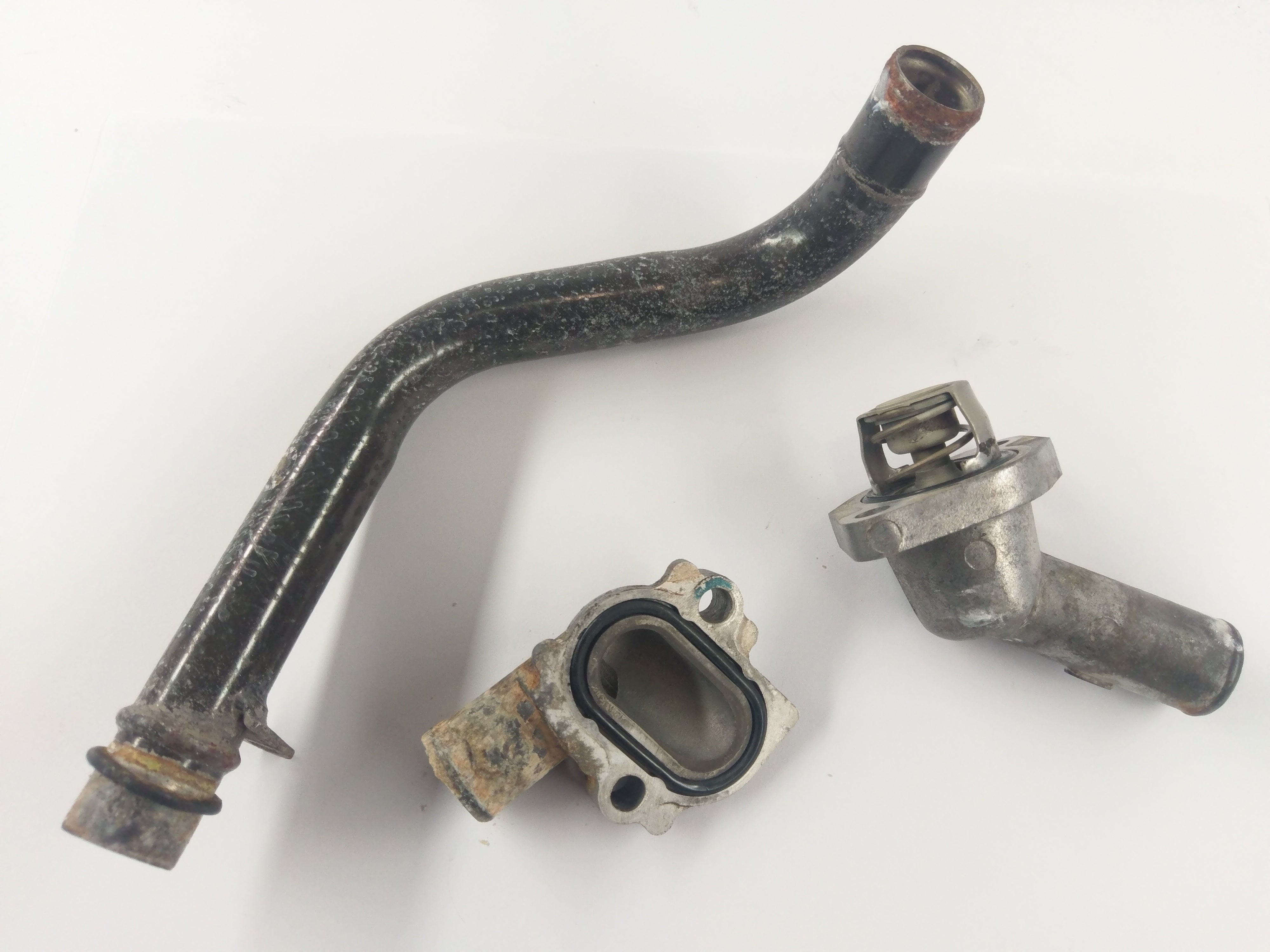 Yamaha Kodiak 400 5y4 [2004] - Set di flange termostato e acqua