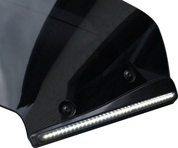 harley-davidson road glide st [DINÁMICA PERSONALIZADA] - Embellecedor de parabrisas LED con indicadores - 0