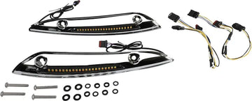 Harley Davidson Fltr [CUSTOM DYNAMICS] – Genesis® 4 Dynamische LED Road Glide® Windschutzscheibenleiste