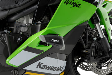 KAWASAKI ZX-4RR NINJA [2025] — Crash Pads PRO 2.0 — melns