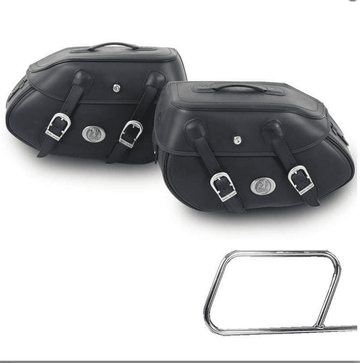 Torba motocyklowa [Hepco & Becker] - Torby boczne Buffalo brązowe - C-Bow