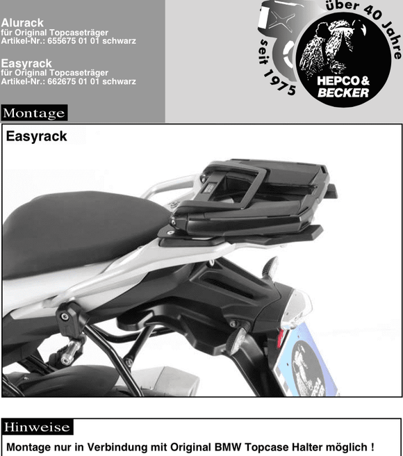 BMW S 1000 XR [2015-2019] - EasyRack