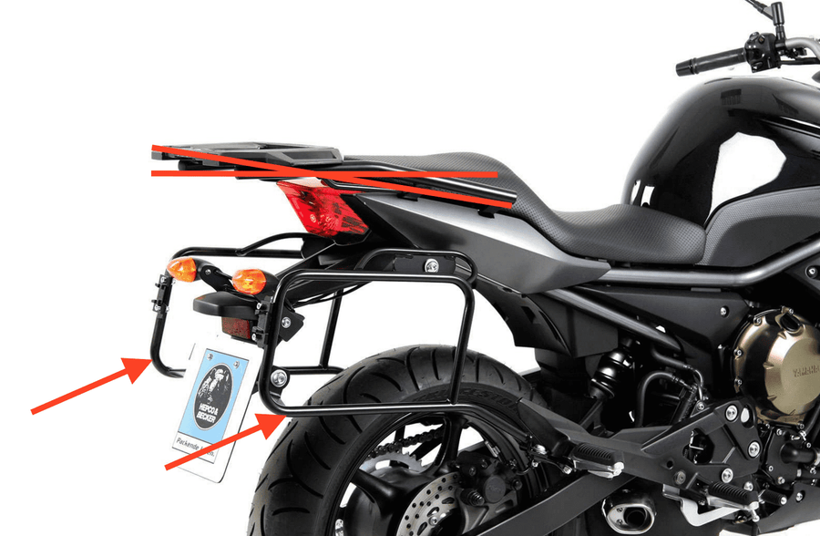 Yamaha XJ 6 [2009-2012] - Kofferträger Lock-it