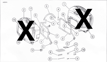 Buell XB 12 Ulysses [2006-2010] - Case Carrier