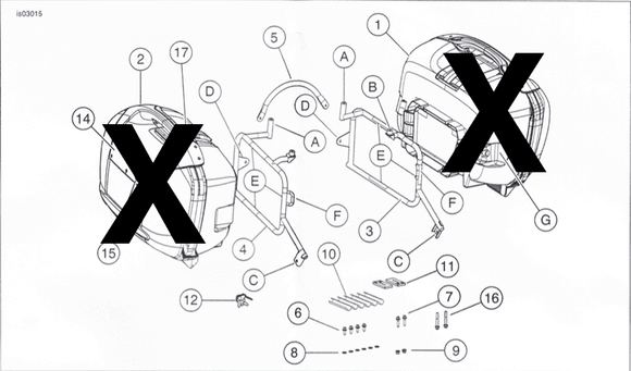 Buell XB 12 Ulysses [2006-2010] - Case Carrier