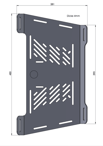 BMW R 1200 RS [2015-2018] - Luggage bridge extension - 0