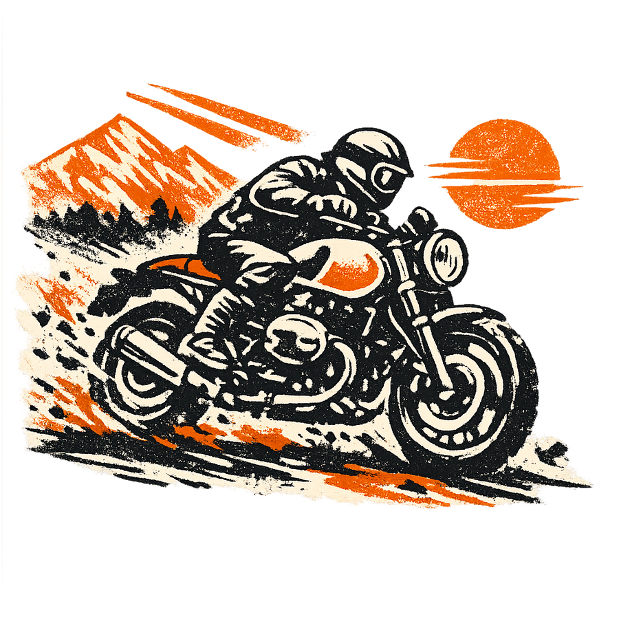 Bmw r ninet pure [Hoodie] - Retro Rallye - Brust Print