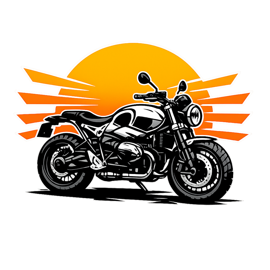 Bmw R Ninet Pure [T-shirt] - Sunset Split - Stampa sul petto