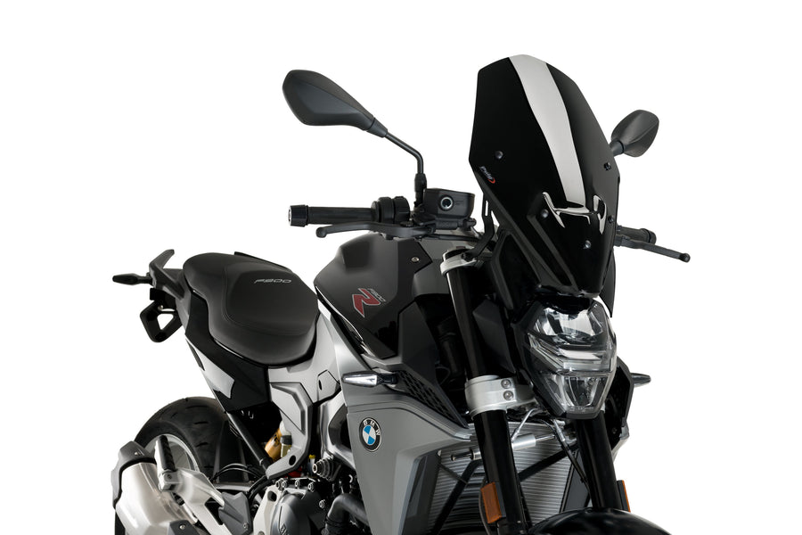 BMW F 900 R [2025] – New Generation Sport Windschild Visier – Schwarz