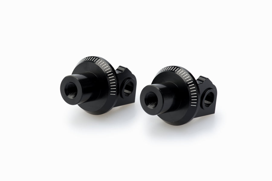 KTM 990 DUKE R [2025] – Adapter Fußrasten- Gummipad "Rider" – Schwarz