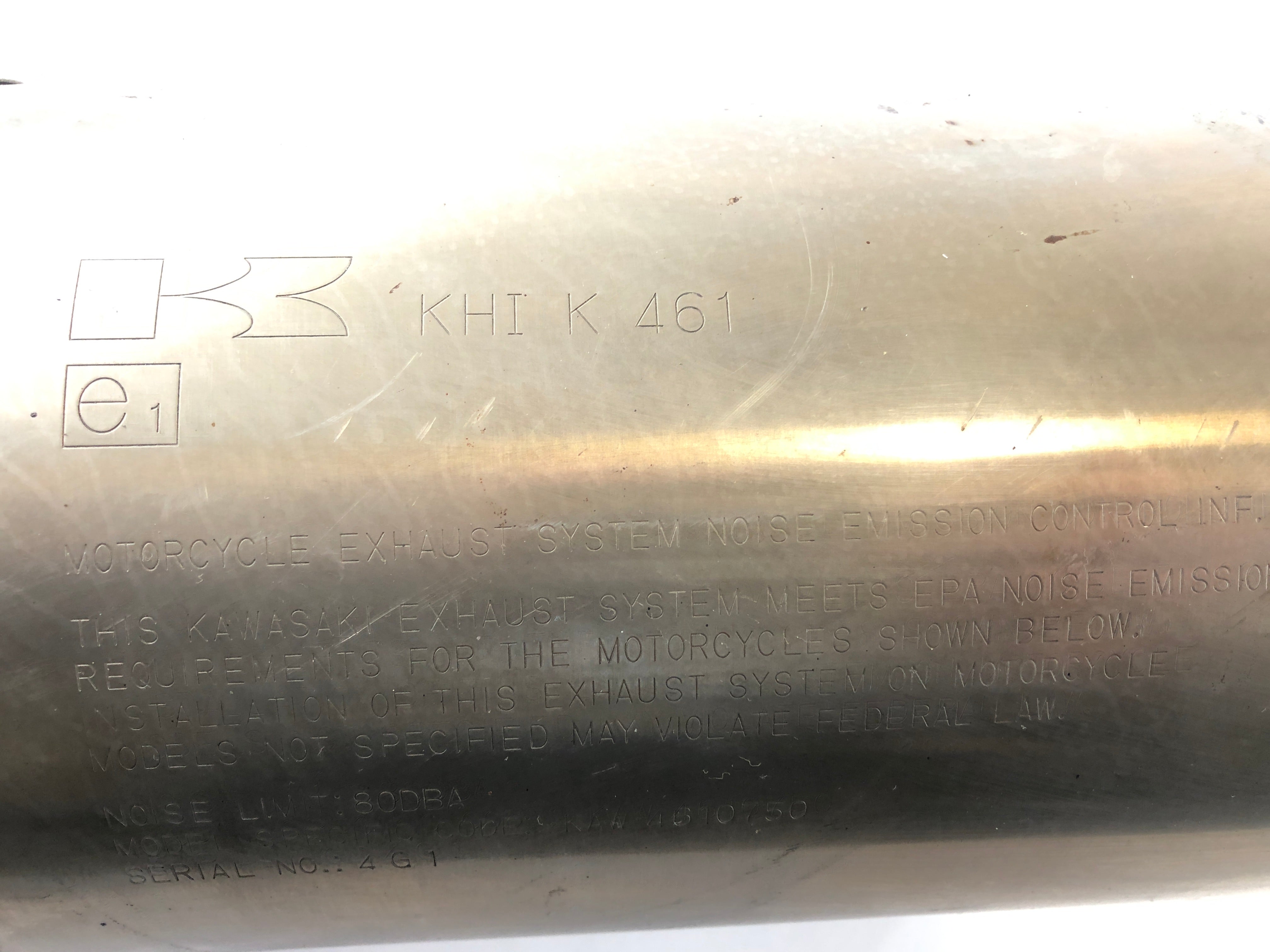 Kawasaki Z 750 ZR750J [2005] - Exhaust Silencer Original