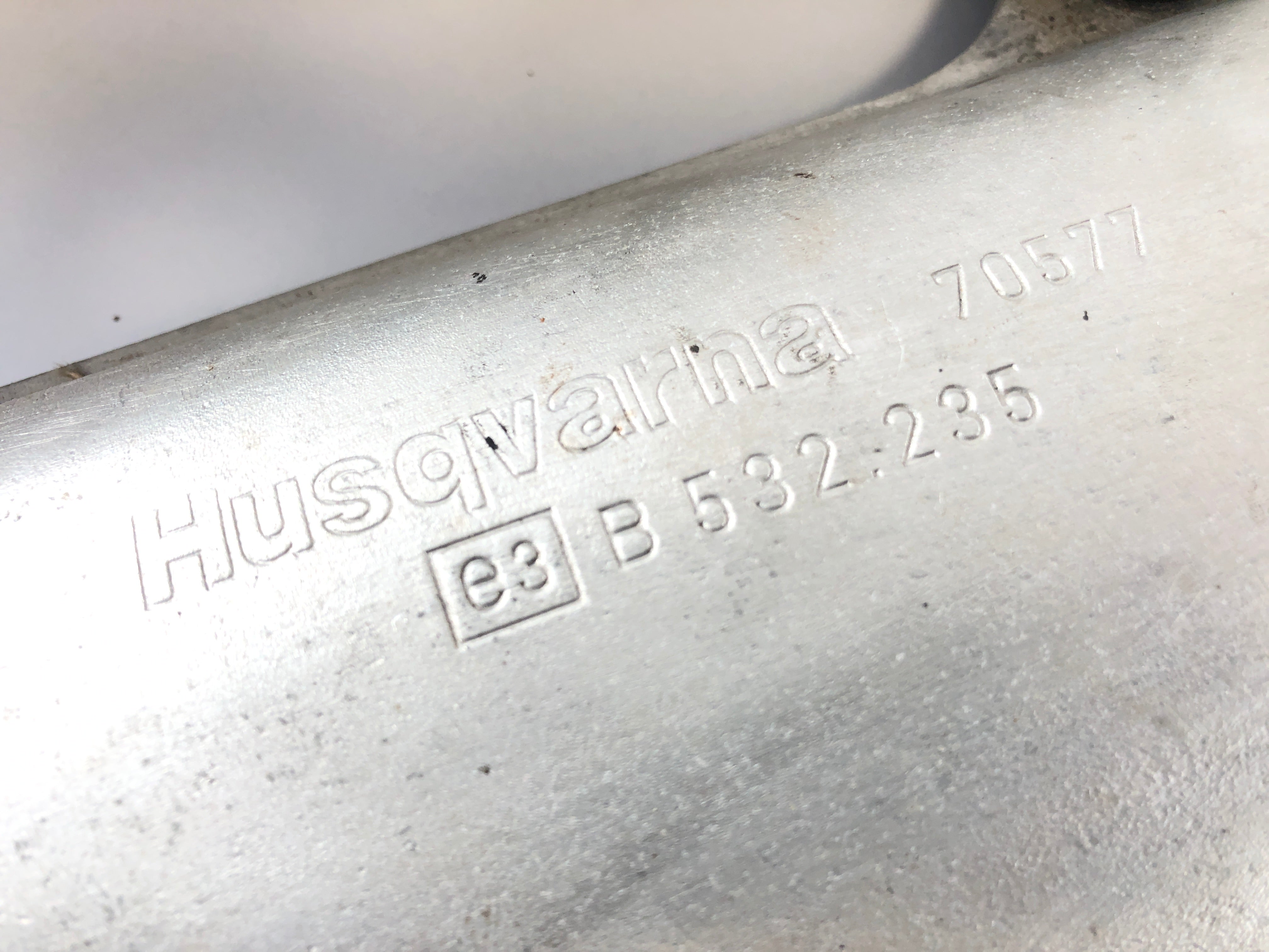 Husqvarna TE 610 8AE [1992] - Para ustawiona na tłumik wydechowy - 0