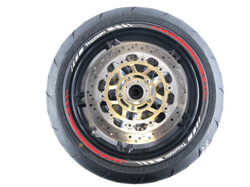 Triumph Speed ​​Triple 1050 515nj [2005] - Roda da borda da roda dianteira com disco de freio e pneus - 0
