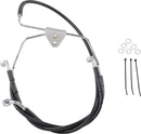 harley davidson flhtc [DRAG SPECIALTIES] – Edelstahl Bremsleitungs-Kit-1
