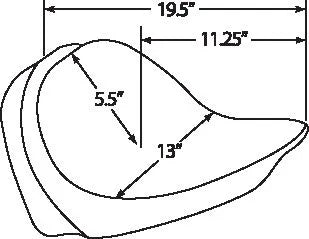 harley davidson flst [DRAG SPECIALTIES] – Yksinistuin, yhteensopiva selkänojan kanssa