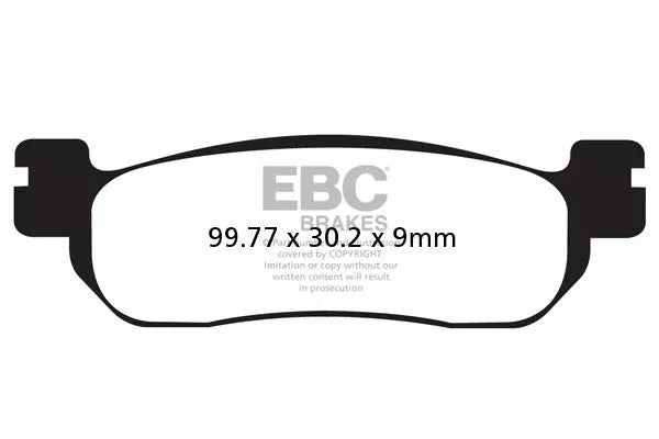 Yamaha TT 600 E [EBC] – „TT“ Sport Karbon Fusion Bremsbeläge