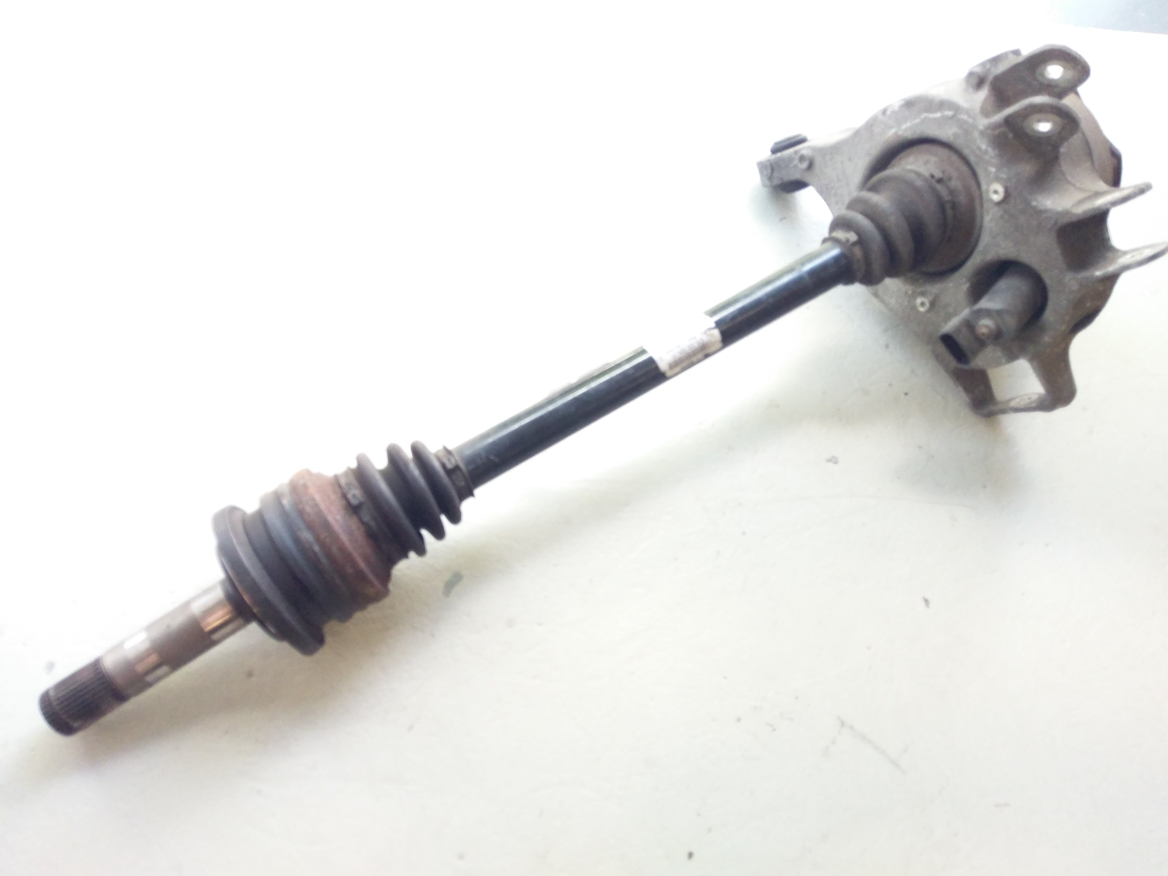 Porsche Panamera Turbo [2010] - Steering knuckle wheel hub drive shaft rear left