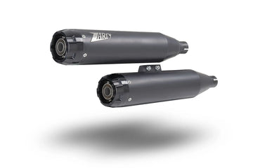 harley-davidson street bob [ZARD] – Overlapped Slip-Ons Schalldämpfer für HD-SOFTAIL M8
