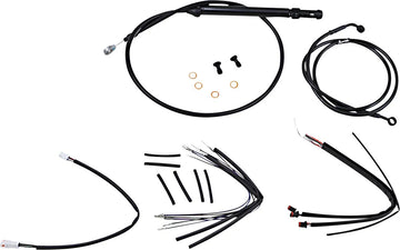 harley davidson flsl [BURLY BRAND] – Lenkerzug- und Bremsleitungs-Kit für Burly Ape Lenker