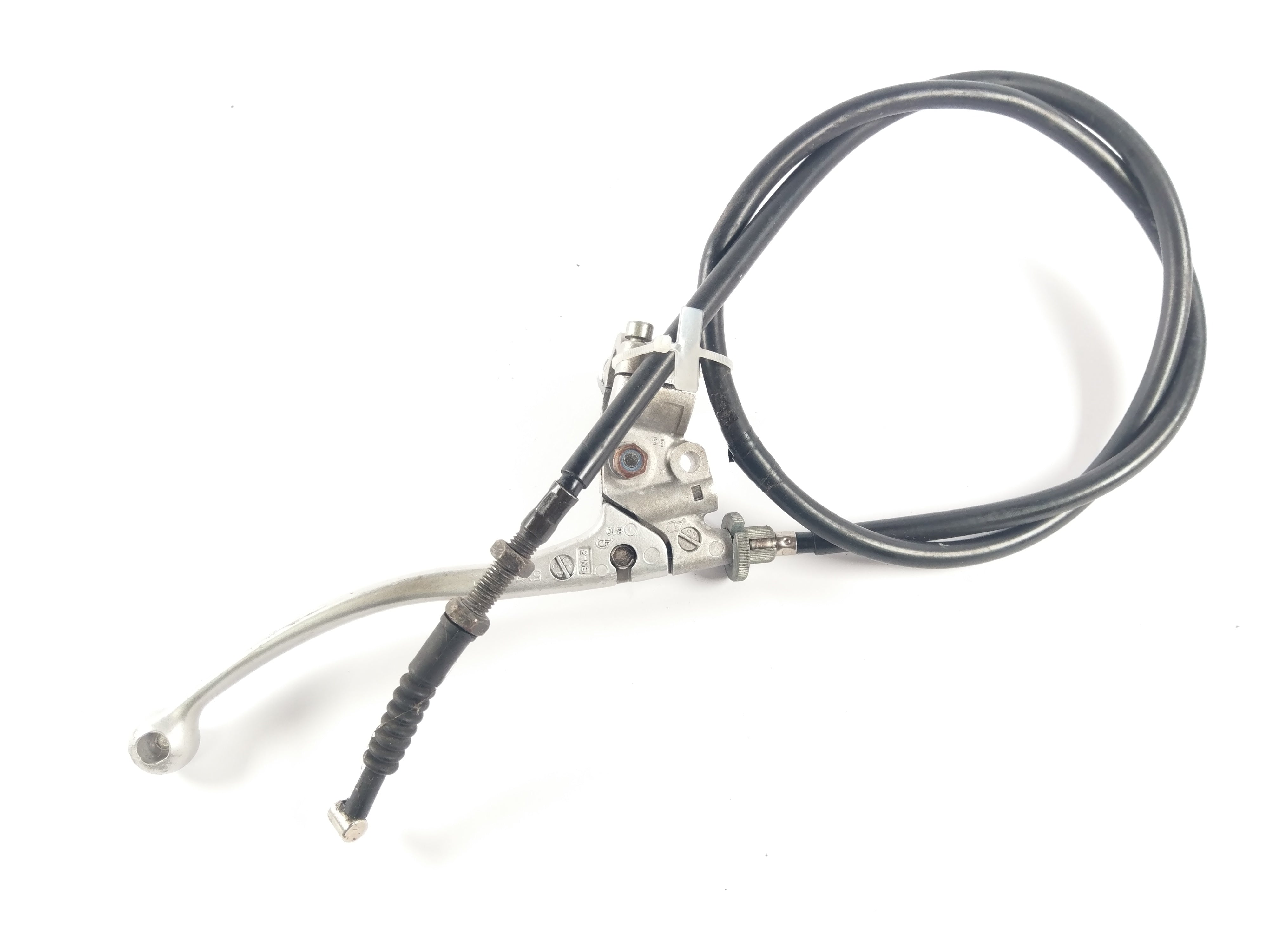 Yamahe DT 125 4BL [1997 ] - Handlebar fitting left clutch fitting with handle and Bowden cable - 0