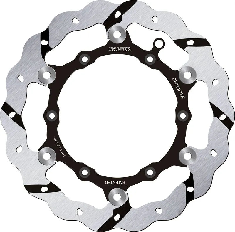 Beta EVO 250 [2012] - floating wave brake disc, grooved – picture 1