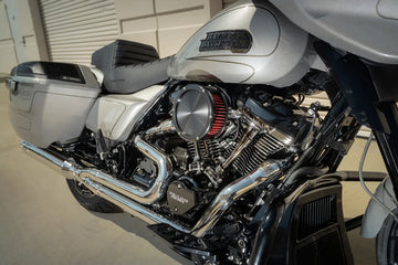 Harley-Davidson FXST 1584 Softail Standard [2008-2011] - BA luftfiltersæt - Finish: Sort, Rød - Billede 2