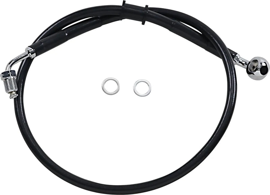 Harley Davidson flde [DRAG SPECIALTIES] - Tubazione freno estesa in acciaio inossidabile