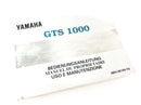 Yamaha GTS 1000 4FV [1997] - monikielinen käyttöohje-1